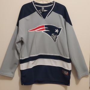 Men's M New England Patriots Hockey Style Jersey